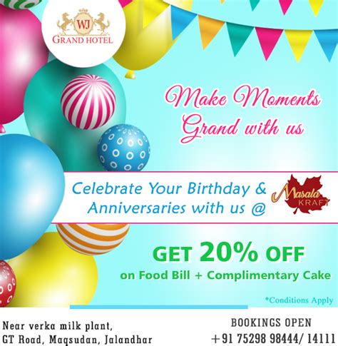 Celebrate your birthday with us in .